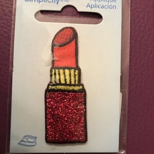 Simplicity Red and Yellow Lipstick Patch